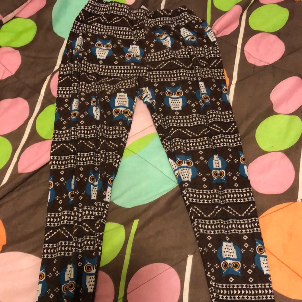 Cute owl leggings